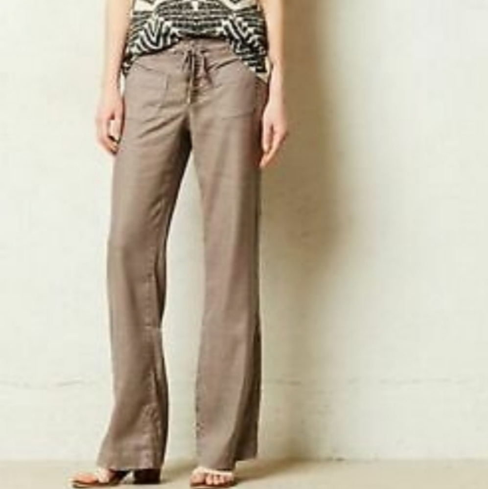 Anthropologie Level 99 Wide-leg size 26, Lt. Olive